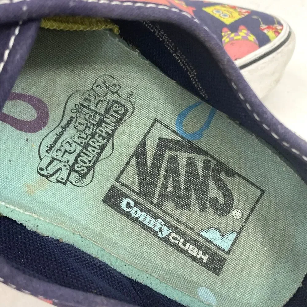 VANS SpongeBob SquarePants x ComfyCush Authentic Aloha Bob-Men's 11-Blue-Patrick